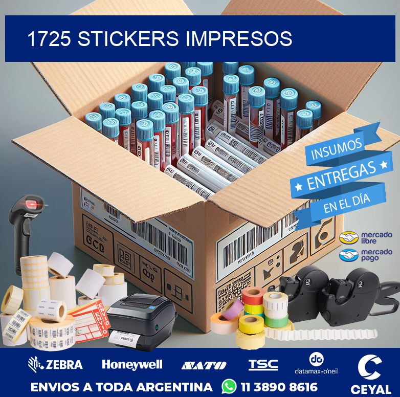 1725 STICKERS IMPRESOS