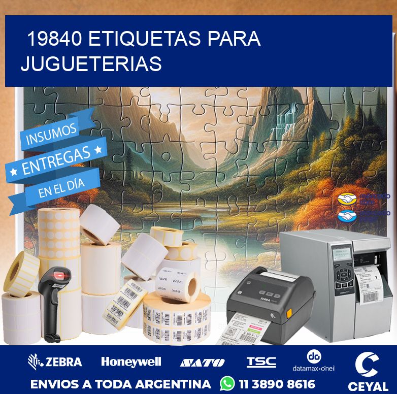 19840 ETIQUETAS PARA JUGUETERIAS