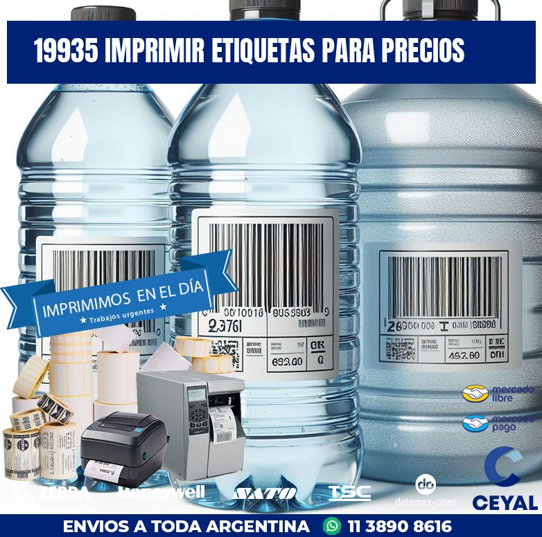 19935 IMPRIMIR ETIQUETAS PARA PRECIOS