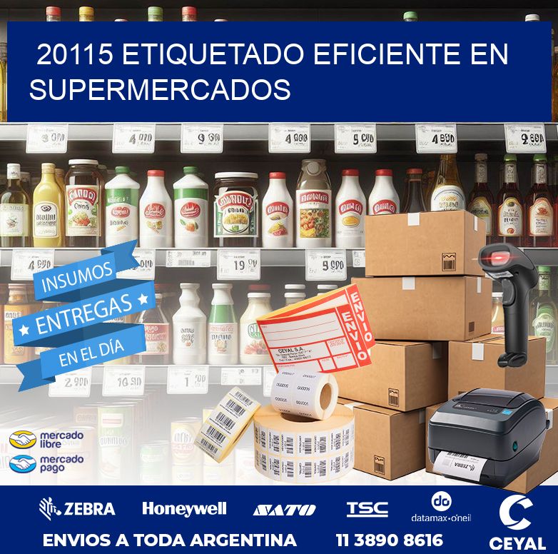 20115 ETIQUETADO EFICIENTE EN SUPERMERCADOS