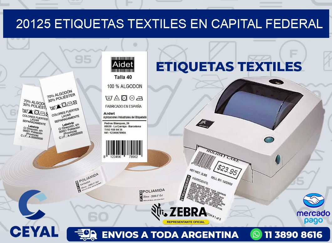 20125 ETIQUETAS TEXTILES EN CAPITAL FEDERAL