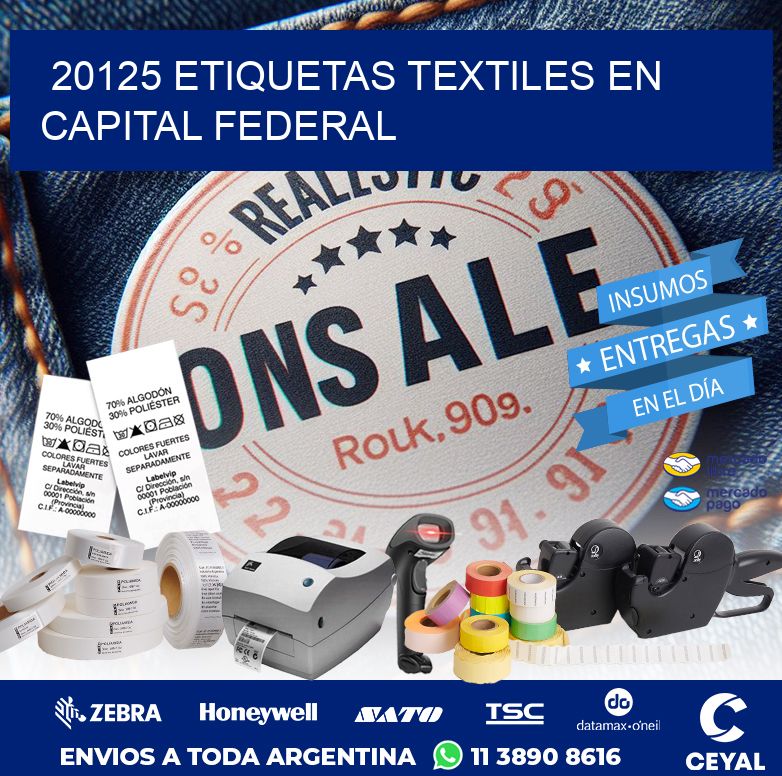 20125 ETIQUETAS TEXTILES EN CAPITAL FEDERAL