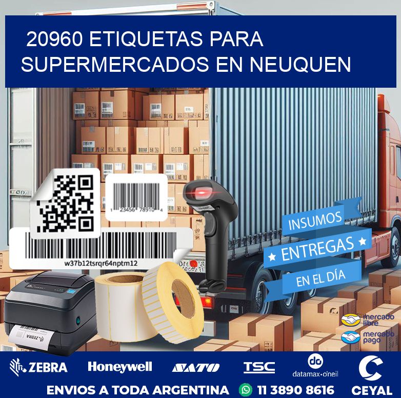 20960 ETIQUETAS PARA SUPERMERCADOS EN NEUQUEN