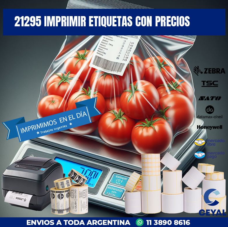21295 IMPRIMIR ETIQUETAS CON PRECIOS