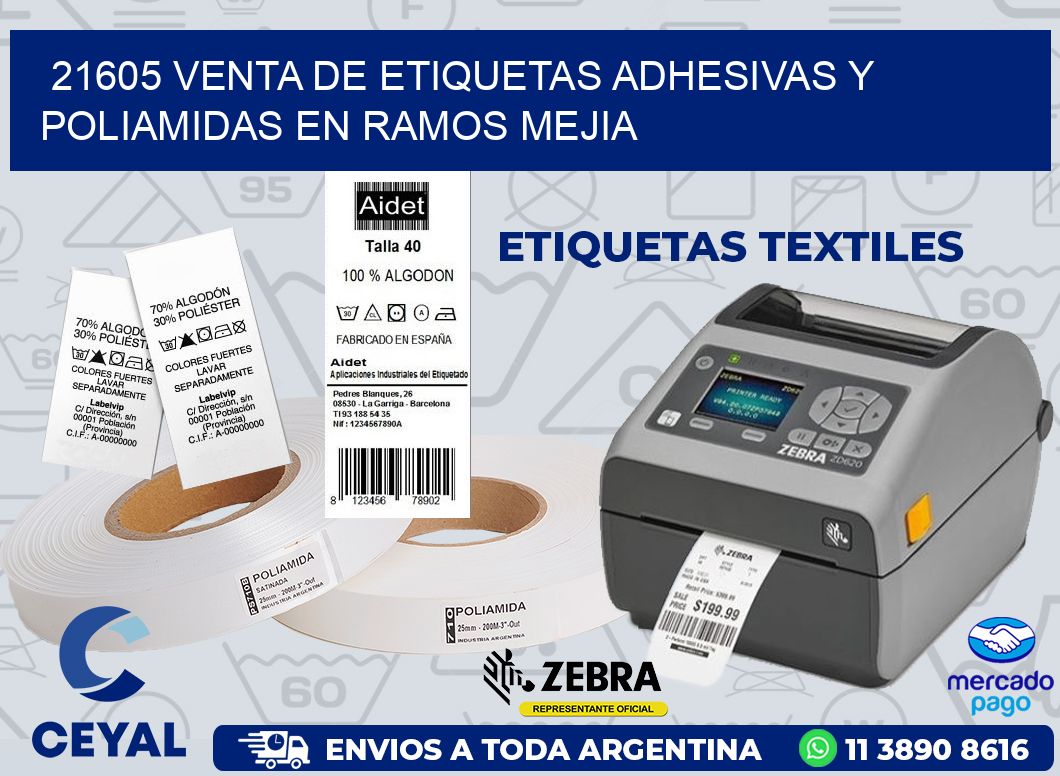 21605 VENTA DE ETIQUETAS ADHESIVAS Y POLIAMIDAS EN RAMOS MEJIA