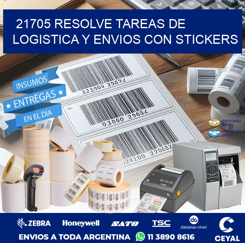21705 RESOLVE TAREAS DE LOGISTICA Y ENVIOS CON STICKERS