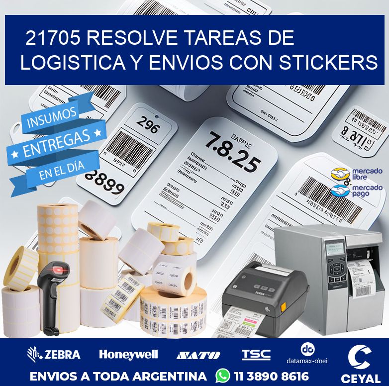 21705 RESOLVE TAREAS DE LOGISTICA Y ENVIOS CON STICKERS