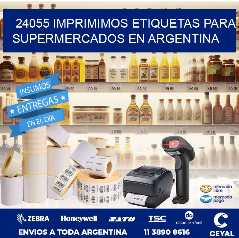 24055 IMPRIMIMOS ETIQUETAS PARA SUPERMERCADOS EN ARGENTINA