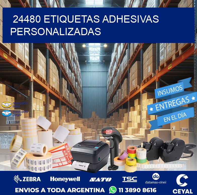 24480 ETIQUETAS ADHESIVAS PERSONALIZADAS