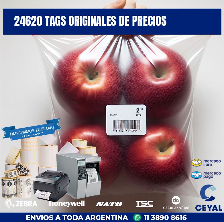 24620 TAGS ORIGINALES DE PRECIOS