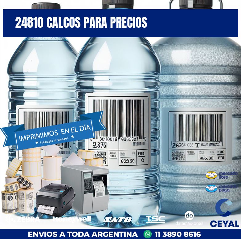 24810 CALCOS PARA PRECIOS