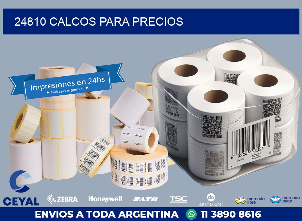 24810 CALCOS PARA PRECIOS