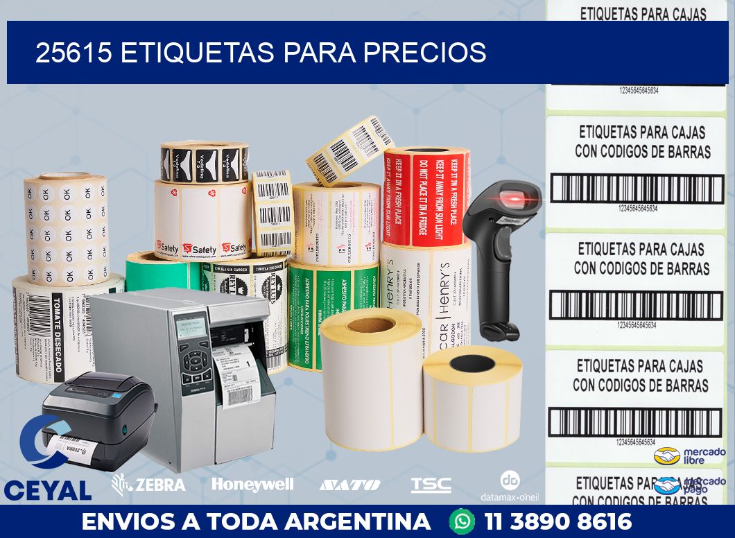 25615 ETIQUETAS PARA PRECIOS