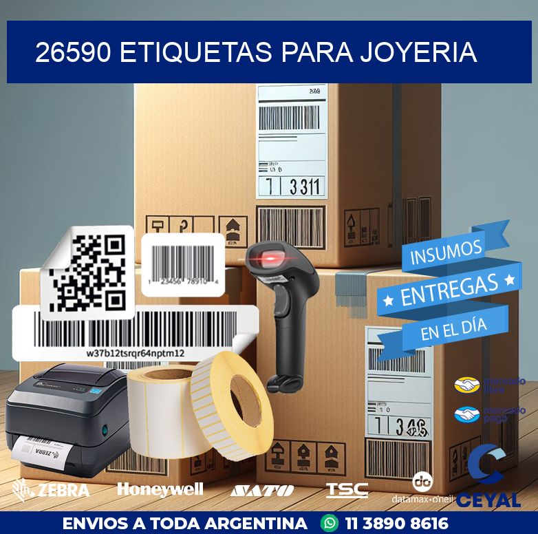 26590 ETIQUETAS PARA JOYERIA