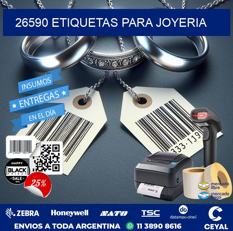 26590 ETIQUETAS PARA JOYERIA