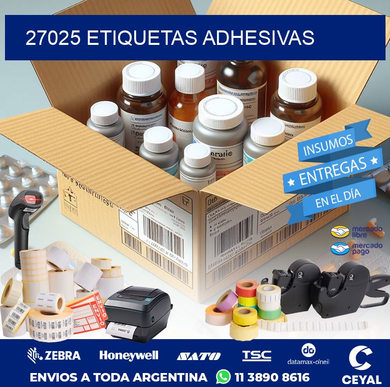 27025 ETIQUETAS ADHESIVAS