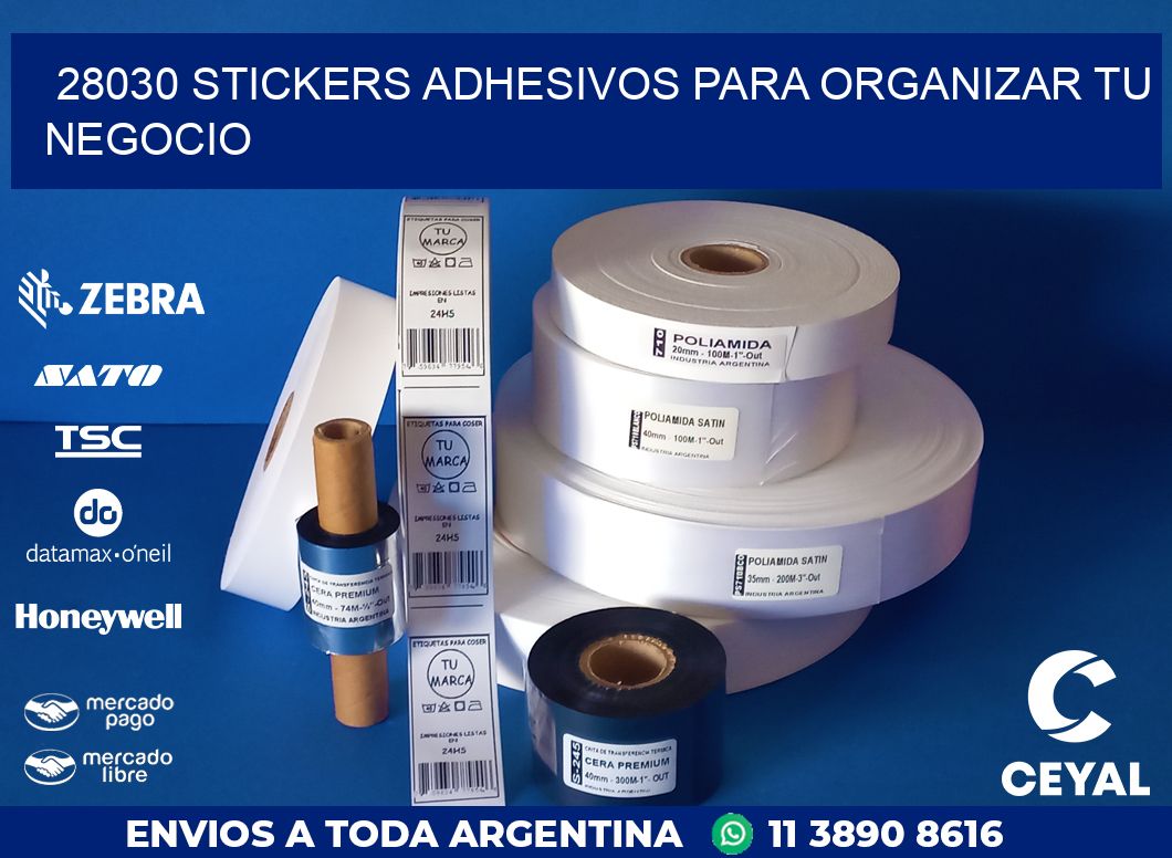 28030 STICKERS ADHESIVOS PARA ORGANIZAR TU NEGOCIO
