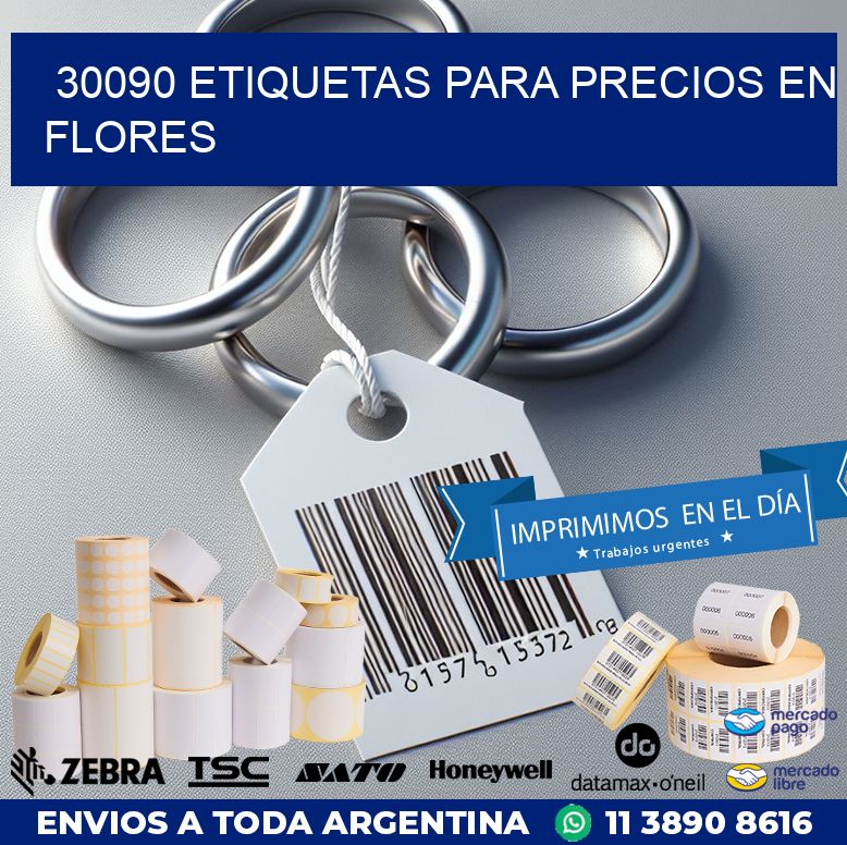 30090 ETIQUETAS PARA PRECIOS EN FLORES