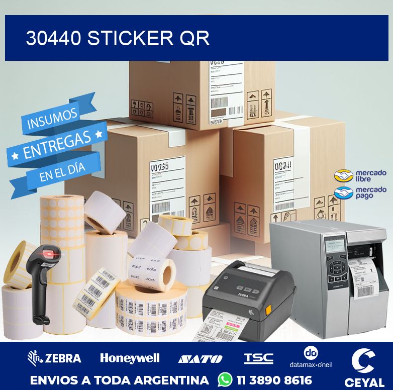 30440 STICKER QR