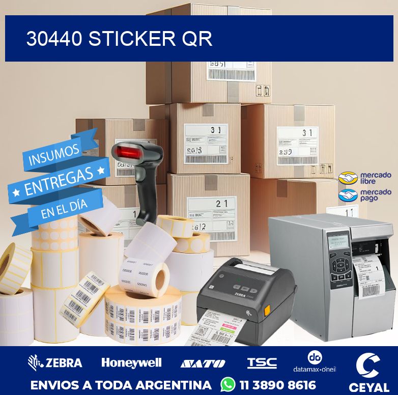 30440 STICKER QR