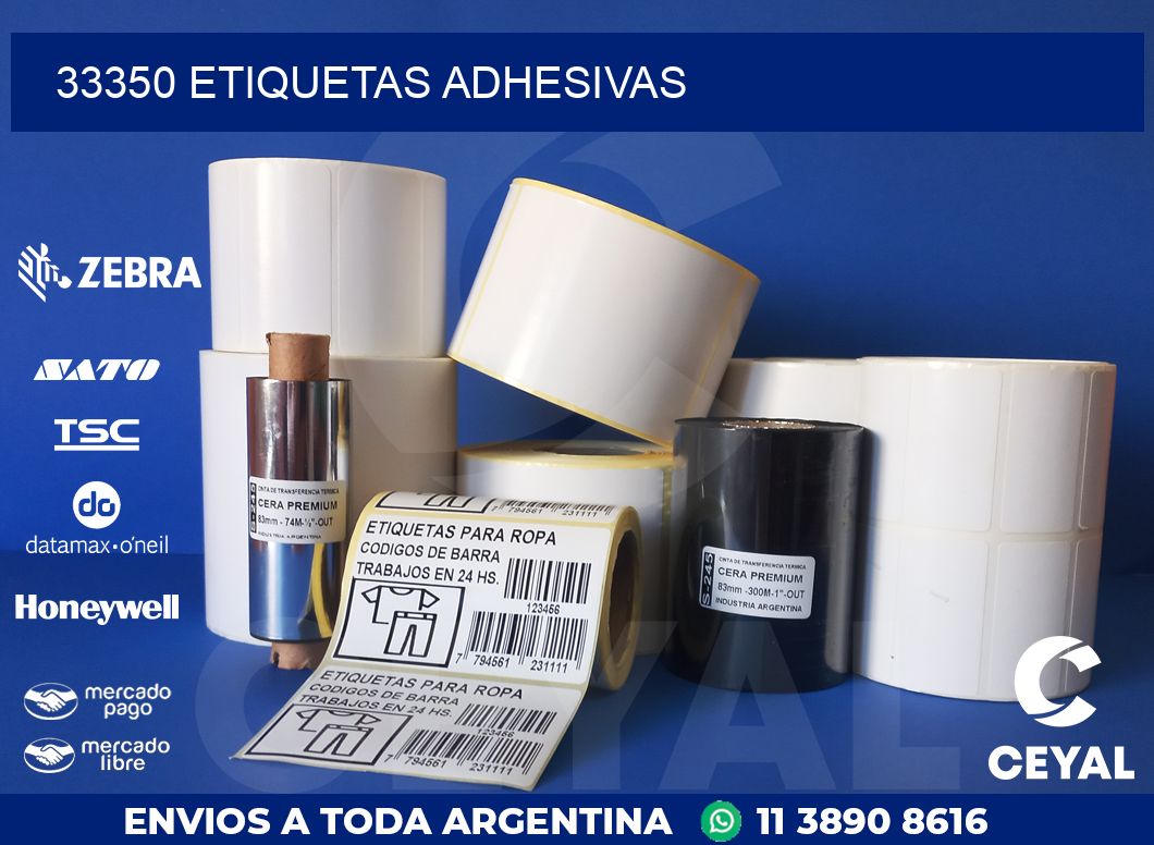 33350 ETIQUETAS ADHESIVAS