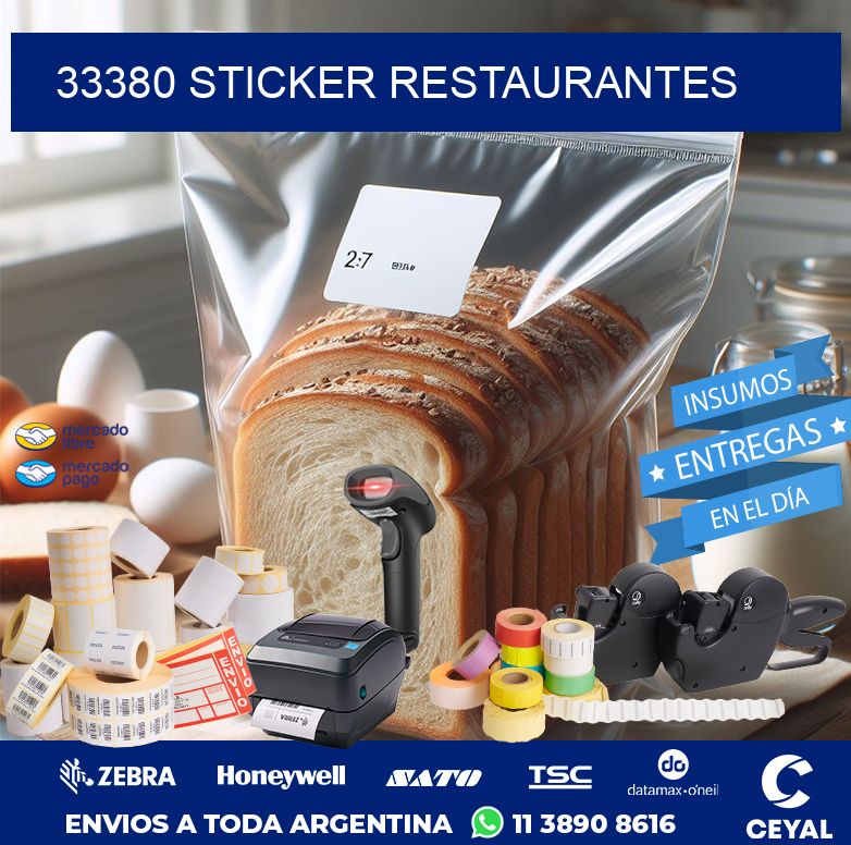 33380 STICKER RESTAURANTES