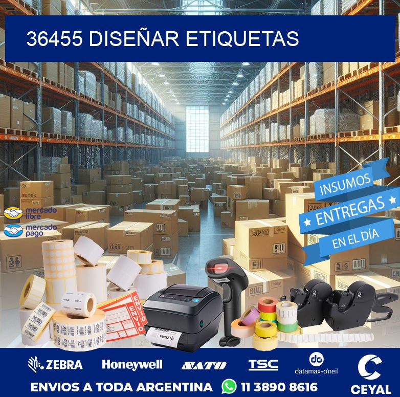 36455 DISEÑAR ETIQUETAS