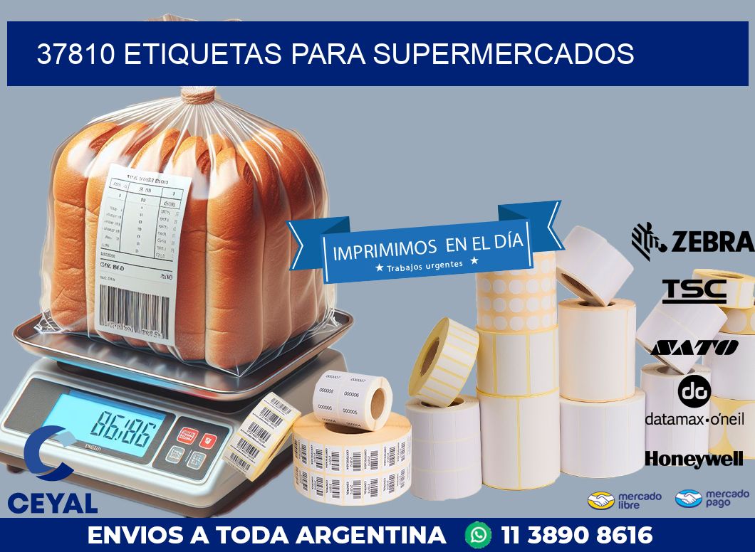 37810 ETIQUETAS PARA SUPERMERCADOS