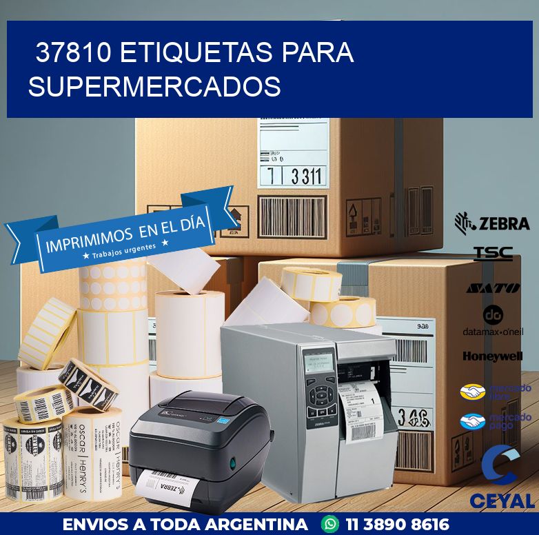 37810 ETIQUETAS PARA SUPERMERCADOS