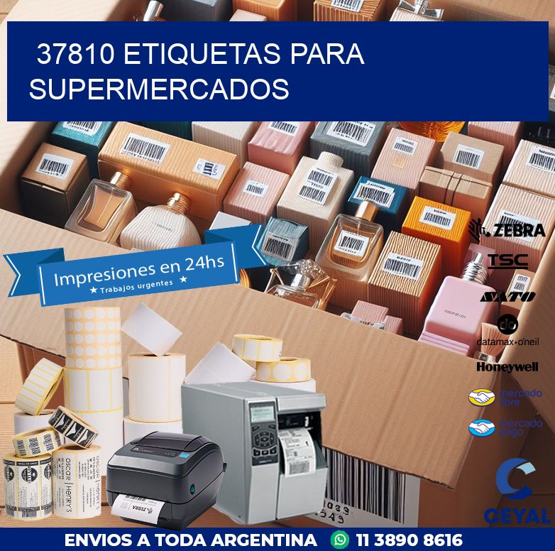 37810 ETIQUETAS PARA SUPERMERCADOS