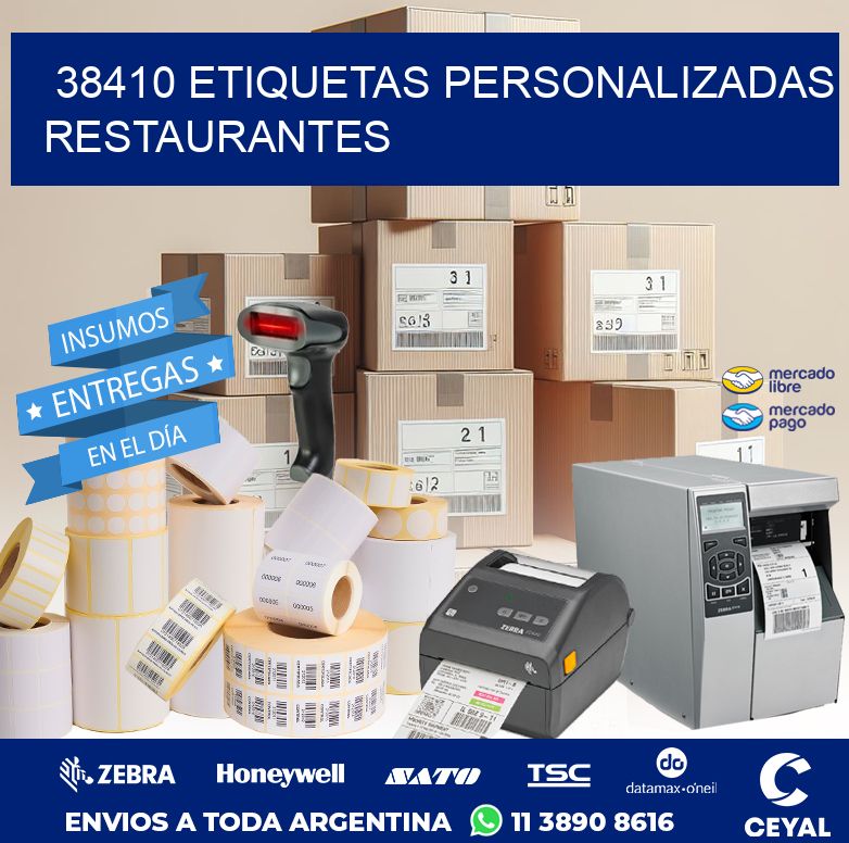 38410 ETIQUETAS PERSONALIZADAS RESTAURANTES