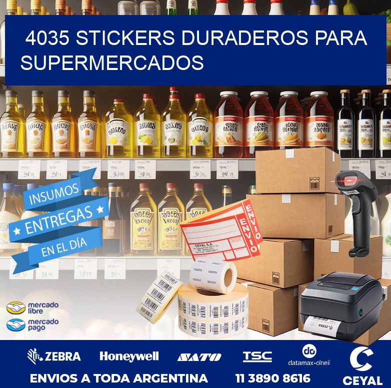 4035 STICKERS DURADEROS PARA SUPERMERCADOS