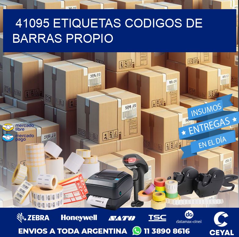 41095 ETIQUETAS CODIGOS DE BARRAS PROPIO
