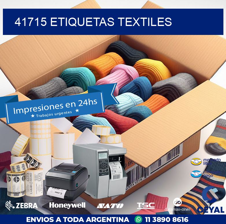 41715 ETIQUETAS TEXTILES
