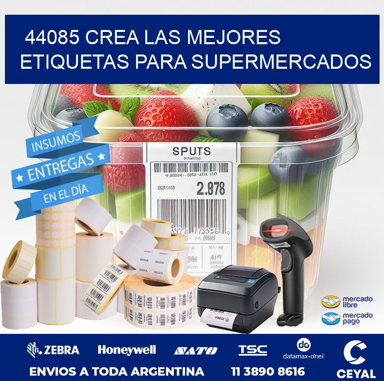 44085 CREA LAS MEJORES ETIQUETAS PARA SUPERMERCADOS