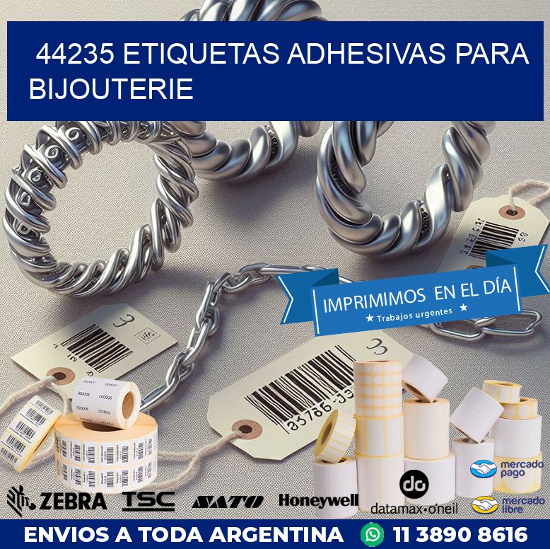 44235 ETIQUETAS ADHESIVAS PARA BIJOUTERIE