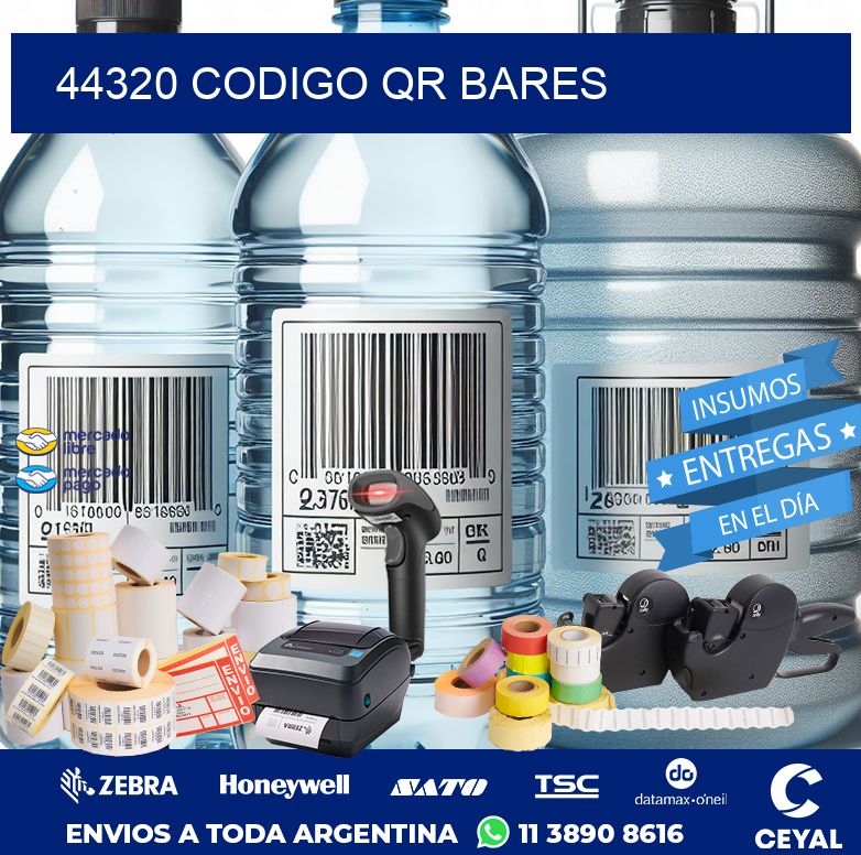 44320 CODIGO QR BARES
