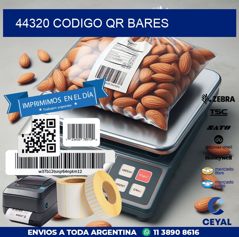 44320 CODIGO QR BARES