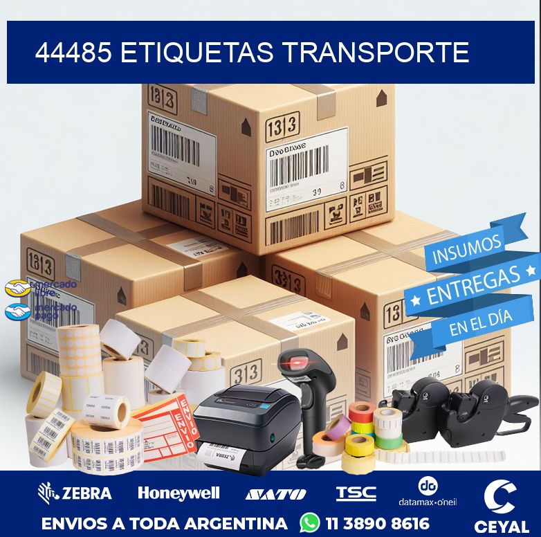 44485 ETIQUETAS TRANSPORTE