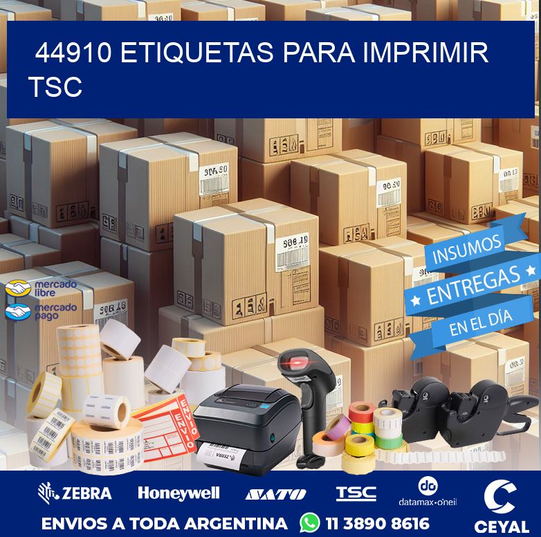 44910 ETIQUETAS PARA IMPRIMIR TSC