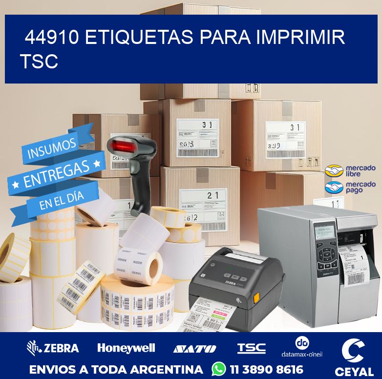 44910 ETIQUETAS PARA IMPRIMIR TSC