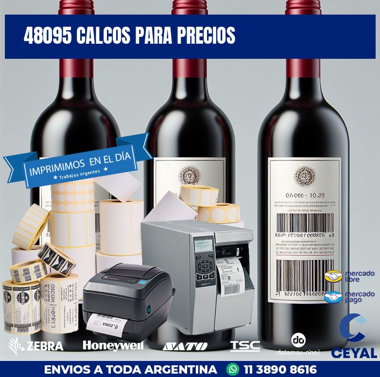 48095 CALCOS PARA PRECIOS