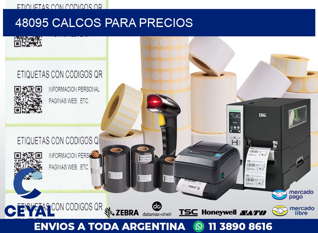 48095 CALCOS PARA PRECIOS