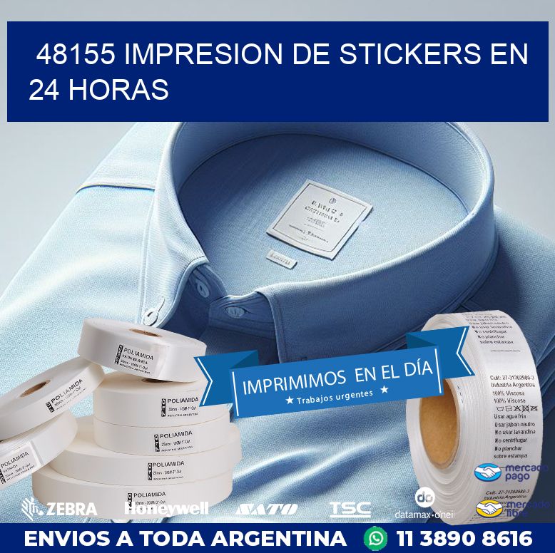 48155 IMPRESION DE STICKERS EN 24 HORAS