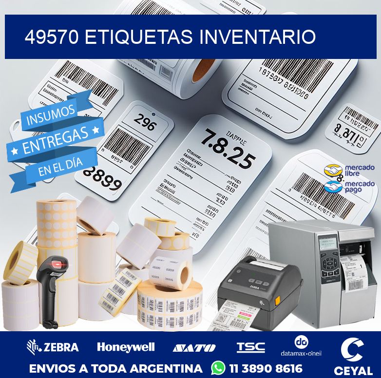 49570 ETIQUETAS INVENTARIO