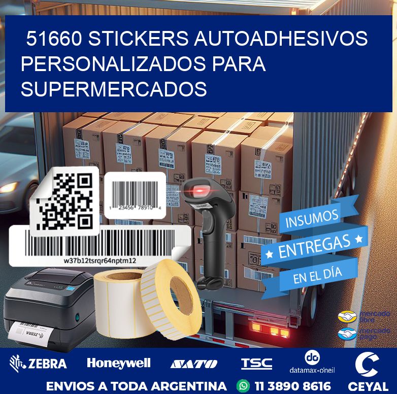 51660 STICKERS AUTOADHESIVOS PERSONALIZADOS PARA SUPERMERCADOS