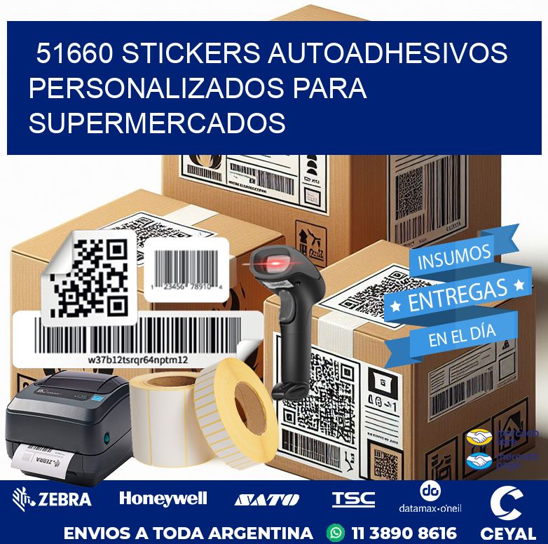 51660 STICKERS AUTOADHESIVOS PERSONALIZADOS PARA SUPERMERCADOS