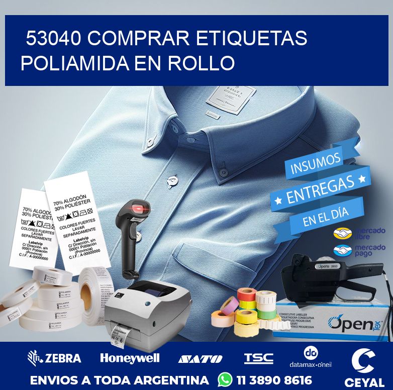 53040 COMPRAR ETIQUETAS POLIAMIDA EN ROLLO