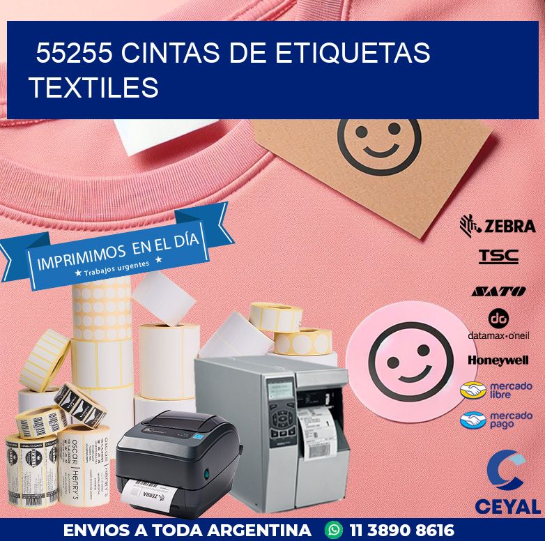55255 CINTAS DE ETIQUETAS TEXTILES
