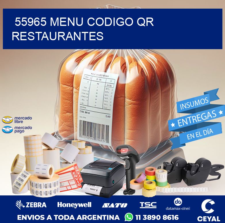 55965 MENU CODIGO QR RESTAURANTES
